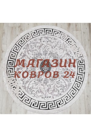 Турецкий ковер Sanat viscon 6320 Серый круг